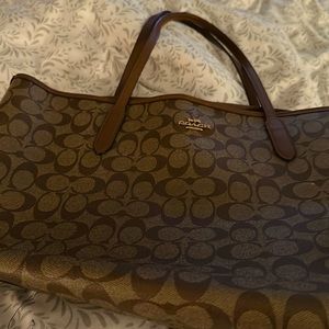 COACH WOMENS City Tote In Signature Canvas